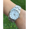 Rolex 34mm Oyster Perpetual Date Ref. 15200 White Dial Roman Numerals and Oyster Bracelet in Stainless Steel Watch