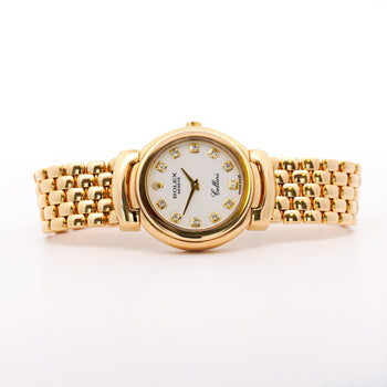 Rolex Cellini 18K Gold 26mm Quartz With Diamond Hour Marker Watch – Assay Jewelers