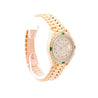 Rolex Datejust 26mm 18K Gold Emerald Diamond Ladies Watch