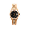 Rolex Datejust 69178 18K Yellow Gold Black Dial Presidential Bracelet Watch