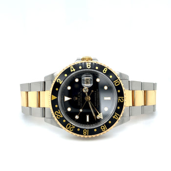 Rolex GMT-II Black Dial 40MM In 2-Tone With Oyster Bracelet Ref. 116713LN – Assay Jewelers