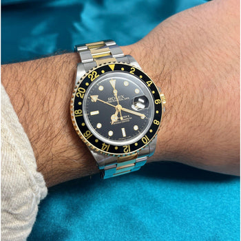 Rolex GMT-II Black Dial 40MM In 2-Tone With Oyster Bracelet Ref. 116713LN – Assay Jewelers