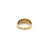 Ruby and Diamond Art Deco Square Pattern Vintage Ring