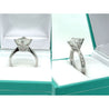 Tilted Square Frame 3.31CT Cushion Cut Lab Grown Diamond Ring