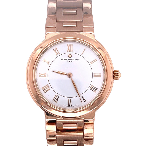 Vacheron Constantin Sovereign 18K Rose Gold 32mm Watch