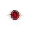 Van Cleef & Arpels 8.85 Carat No Heat Oval Ruby in 18k Yellow Gold Ring