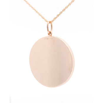 Vintage 14k Solid Gold Carved Medallion Pendant (Set of 3) by William Ruser - Our Lady of Fatima, Saint Martin, Saint George – Assay Jewelers