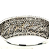 Vintage 20.40 CTW Round Cut Diamond Encrusted 14K White Gold Bangle Bracelet