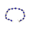 Vintage Art Deco Era Lapis & Diamond Platinum Bracelet