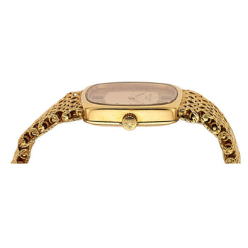Vintage Patek Philippe 18K Gold Ladies Champagne Dial Mesh Bracelet Watch – Assay Jewelers