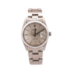Vintage Rolex Oysterdate Precision 34mm Manual Wind Steel Oyster Bracelet Watch