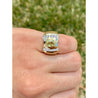 Vintage Yellow Sapphire Mens Ring